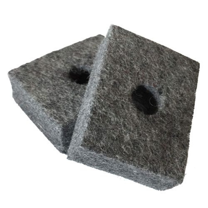 1947-1951 Brake & clutch pedal felt seal set