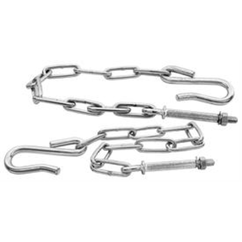 1947-1953 Tailgate Chains (Stainless)-GM Truck