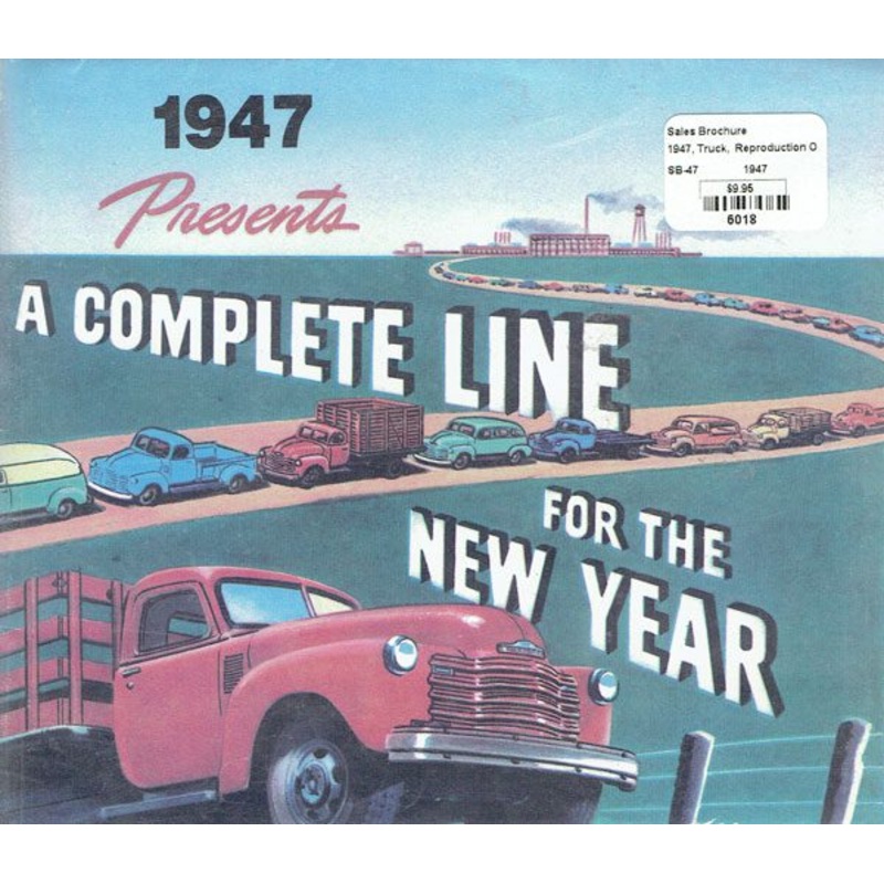 1947 Sales Brochure Truck Reproduction Of Original-Chevrolet