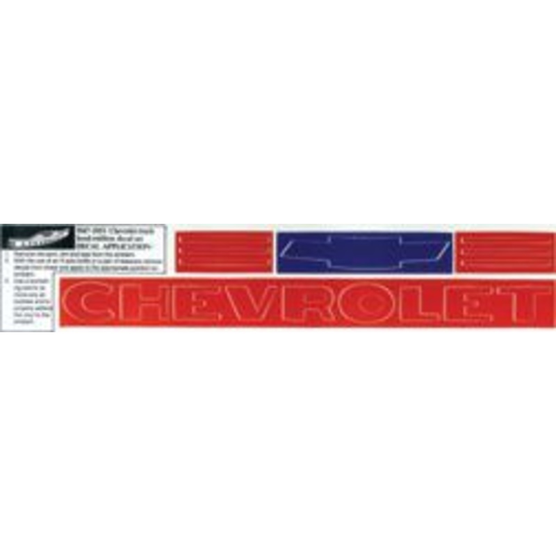 1947-1953 Hood Emblem Decal-Chevy Truck