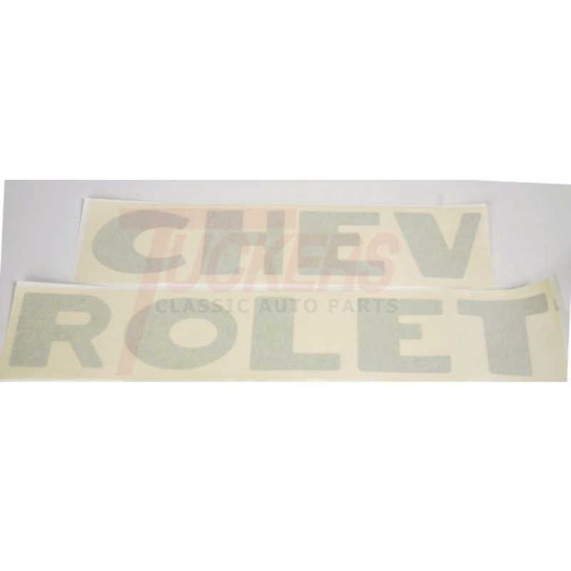 1947-1953 Tailgate Letter Decals – Chevy Truck (Chrome)