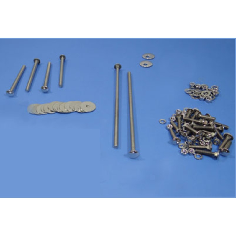 1947-1953 Bed Bolt Polished Kit Short Bed-Chevrolet & GMC Truck
