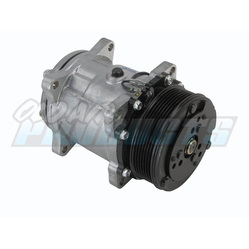 Uncategorized, Heavy Duty, Sanden 510 & Equivalent, R134a, Vertical O-Ring, Serpentine Clutch