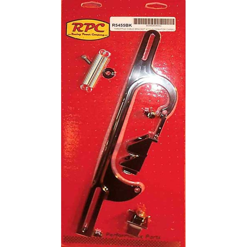 Universal Black Throttle Cable and Transmission Kick Down Cable Bracket Assembly