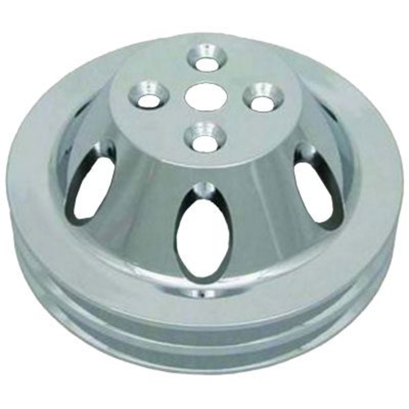 Water Pump Pulley-Universal Big Block Short Double Groove V Belt