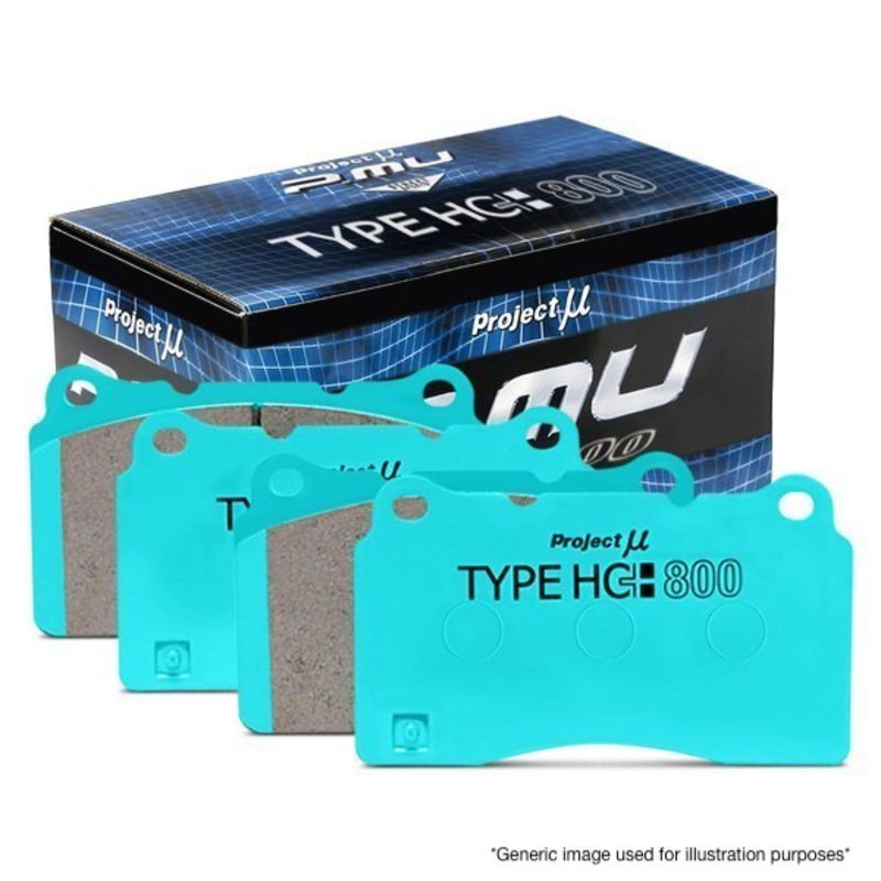 Project Mu F206-HC800 High Performance Brake Pad Set