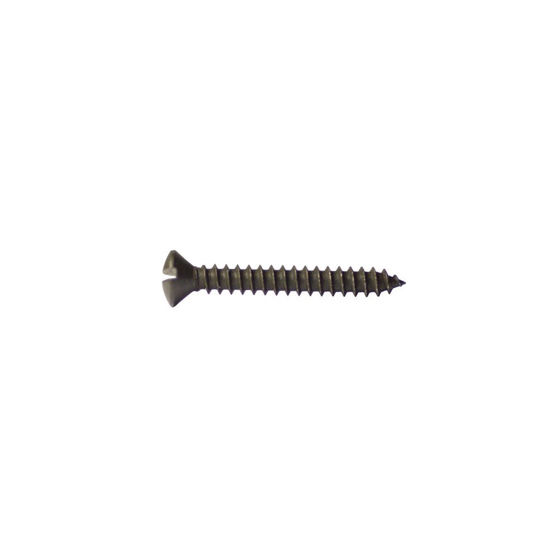 2.9X16 Black Zinc 7973 Counter Sunk Slot Screw 25 Pieces