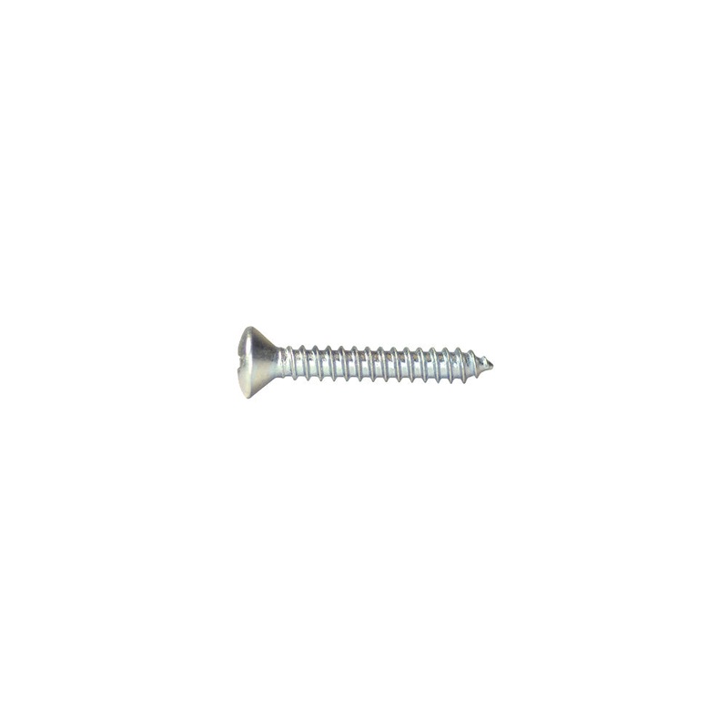 2.9×09.5 Zinc Oval Phillips Metric Screw 25 Pieces