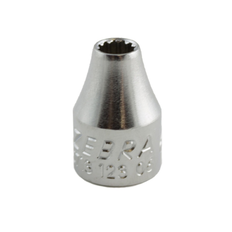 Zebra 1/4 Inch Multi-Socket 5.5 mm