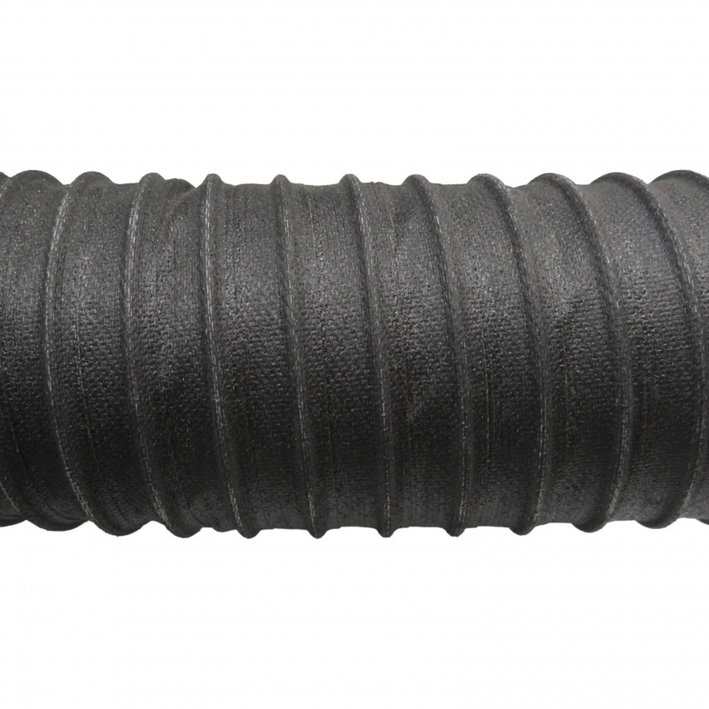 Air Duct Black Canvas 30mm 1 Feet