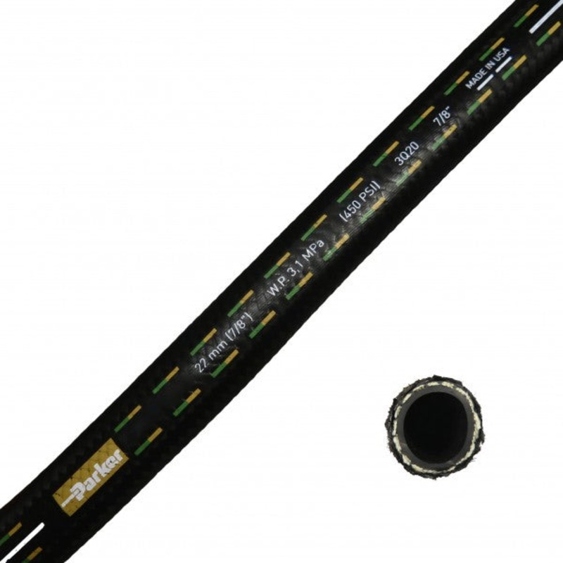 Black Braided Hose M22X4.5 1 Meter