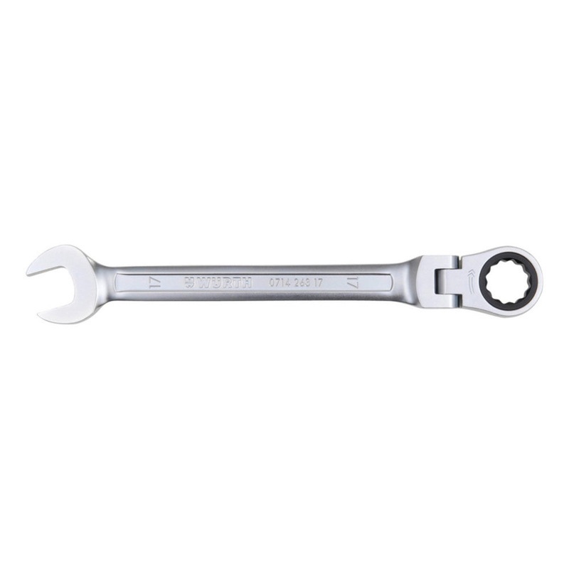 Zebra Powerdriv Ratchet Combination Flexible Joint Wrench 17 mm