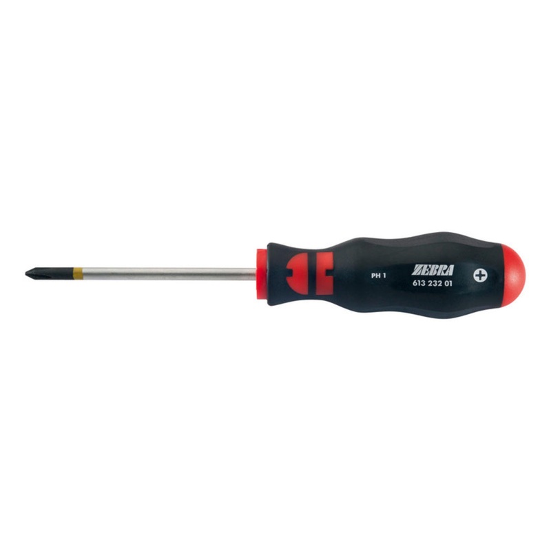 Zebra Round Blade Phillips Head Screwdriver PH1 x 80mm