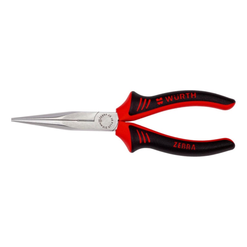 Zebra Straight Jaw Needle Nose Plier 160mm