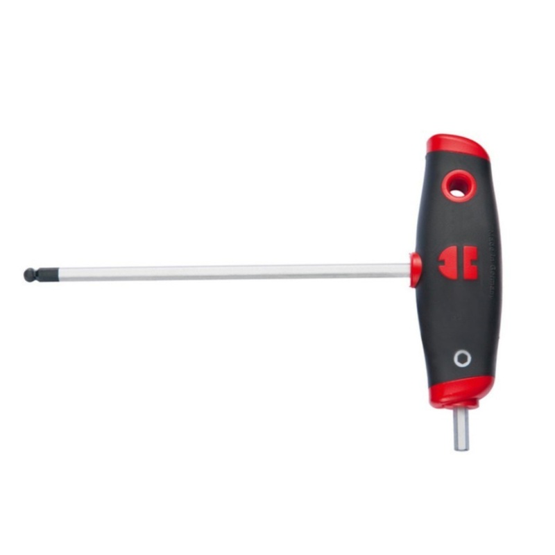 Zebra T-Handle Hexagon Ball Head Screwdriver 8 in